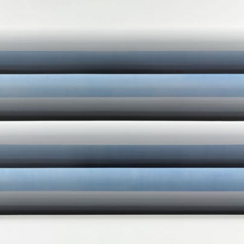 Zonder Titel # 184 / Olieverf en lakken op paneel / 120 x 180 cm / 2008 / Collectie Waterschap De Brabantse Delta
