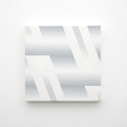 Zonder titel # 326 / Olieverf en acryl op doek / 30 x 30 cm / 2020