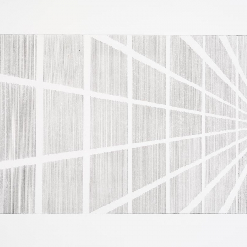 Zonder titel # 0146 / Ets op papier / 50 x 70 cm / 2012