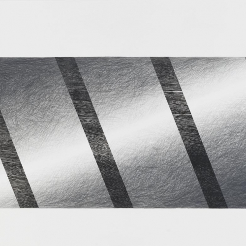 Zonder titel # 0155 / Houtdruk en tekening op papier / 70 x 100 cm / 2014