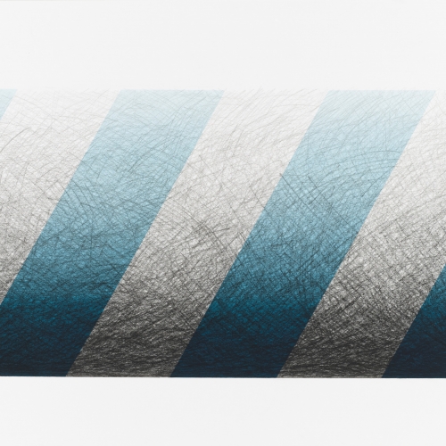 Zonder titel # 0171 / Zeedruk en tekening op papier / 50 x 70 cm / Ingelijst / 2015